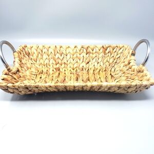 Wicker Basket With Handles